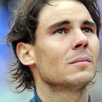 Rafa Nadal muy emocionado en Roland Garros 2013