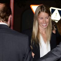 Maribel Nadal en el funeral de su abuelo Rafael Nadal