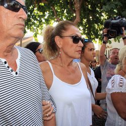 Rosa Benito en la procesión de la Virgen de Regla 2015