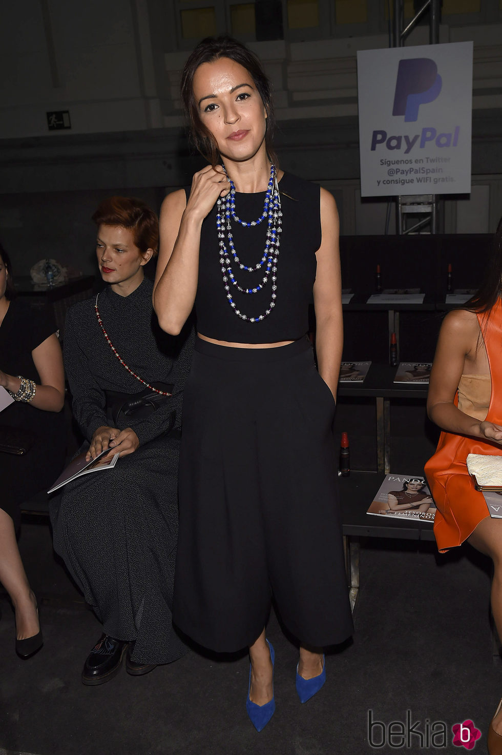 Verónica Sánchez en el desfile Mónica Cordera en el Madrid Fashion Show Women