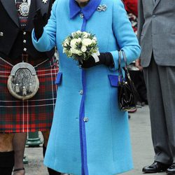 La Reina Isabel II en el día en el que logró el reinado más largo de la historia de Reino Unido