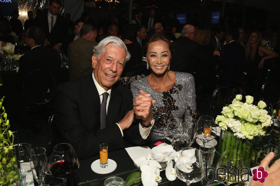 Isabel Preysler y Mario Vargas Llosa se estrenan como pareja en Nueva York