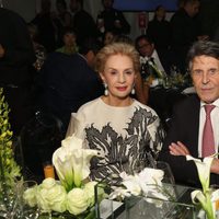 Carolina Herrera en una fiesta de Porcelanosa en Nueva York