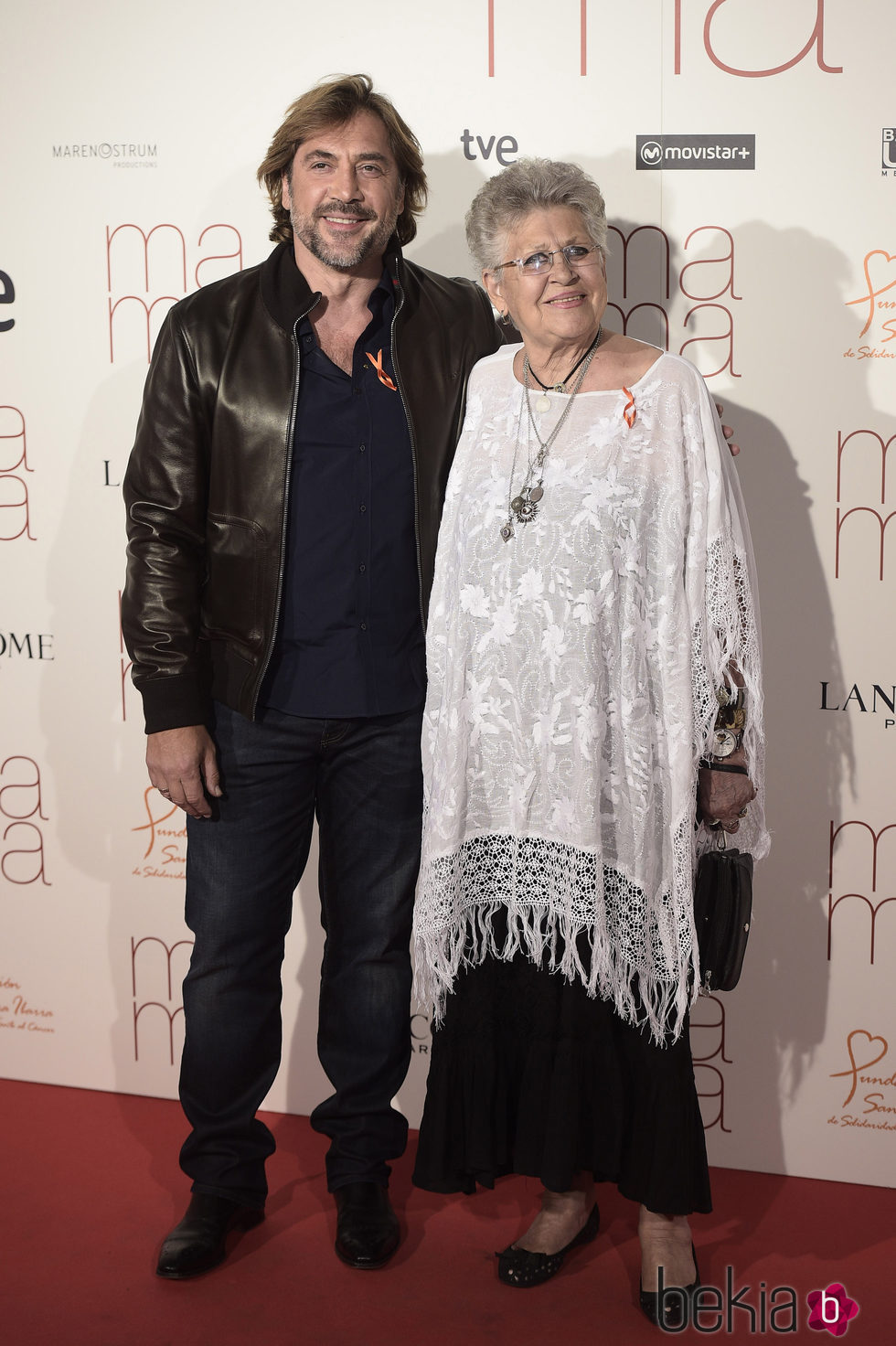 Pilar y Javier Bardem en el estreno de 'Ma ma'