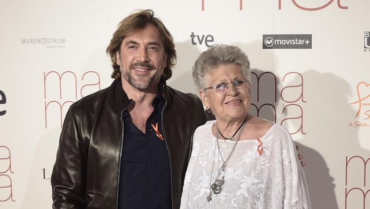 Pilar y Javier Bardem en el estreno de 'Ma ma'