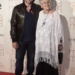 Pilar y Javier Bardem en el estreno de 'Ma ma'