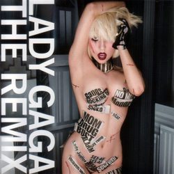 Lady Gaga desnuda en la portada de 'The remix'