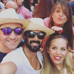 Jonathan, Yoli, Vitín y Alejandra de 'GH15' en la feria de Albacete