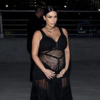 Kim Kardashian en el desfile de Givenchy en la Nueva York Fashion Week primavera/verano 2016