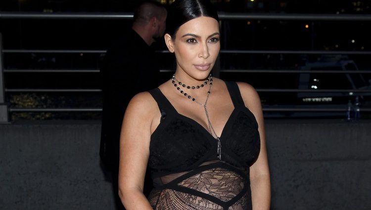 Kim Kardashian en el desfile de Givenchy en la Nueva York Fashion Week primavera/verano 2016