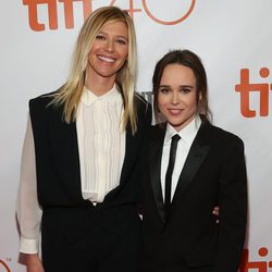 Elliot Page y su novia Samantha Thomas en el Festival de Cine de Toronto