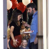 Ben Affleck y Jennifer Garner con su hijo Samuel