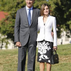 Los Reyes Felipe y Letizia en Mount Vernon en su viaje oficial a Estados Unidos