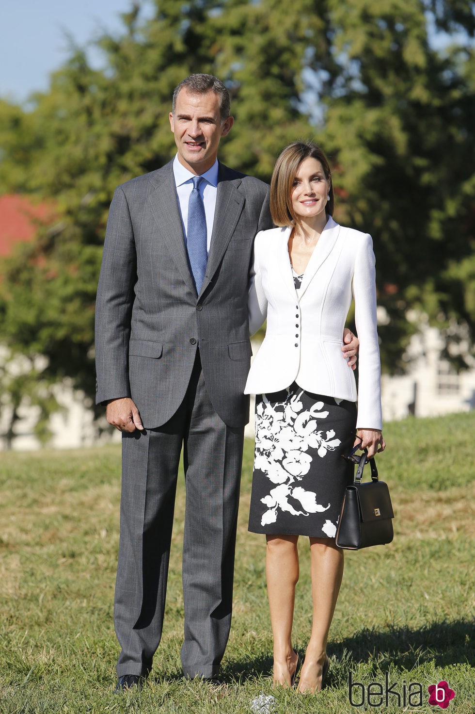 Los Reyes Felipe y Letizia en Mount Vernon en su viaje oficial a Estados Unidos