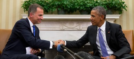 El Rey Felipe y Barack Obama en el Despacho Oval