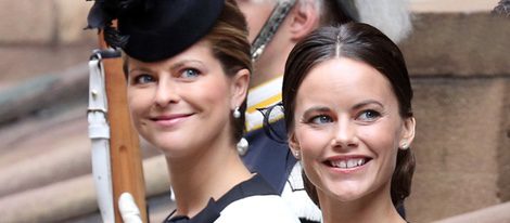 Magdalena de Suecia y Sofia Hellqvist en la apertura del Parlamento