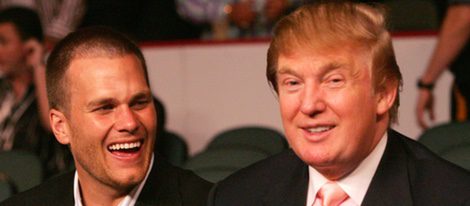 Tom Brady y Donald Trump compartiendo anécdotas