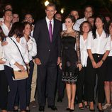 Los Reyes Felipe y Letizia en Georgetown