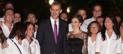 Los Reyes Felipe y Letizia en Georgetown