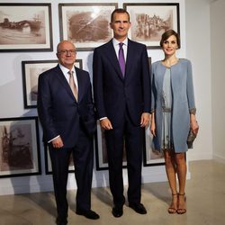 Los Reyes Felipe y Letizia en el Miami Dade College