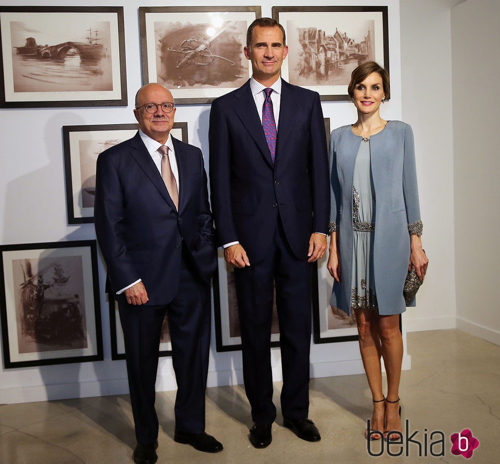 Los Reyes Felipe y Letizia en el Miami Dade College