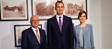 Los Reyes Felipe y Letizia en el Miami Dade College