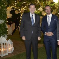 Javier Maroto y Josema Rodríguez en su boda con Mariano Rajoy y Elvira Fernández Balboa