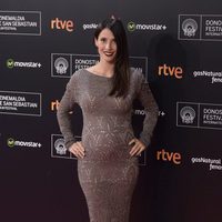 Bárbara Goenaga luce embarazo en la apertura del Festival de San Sebastián 2015