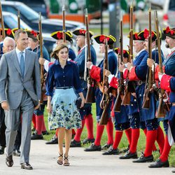 Los Reyes Felipe y Letizia en San Agustín de Florida