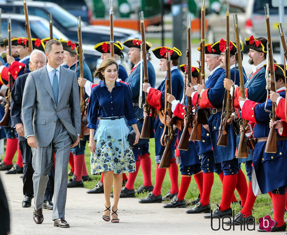 Los Reyes Felipe y Letizia en San Agustín de Florida