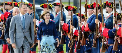 Los Reyes Felipe y Letizia en San Agustín de Florida