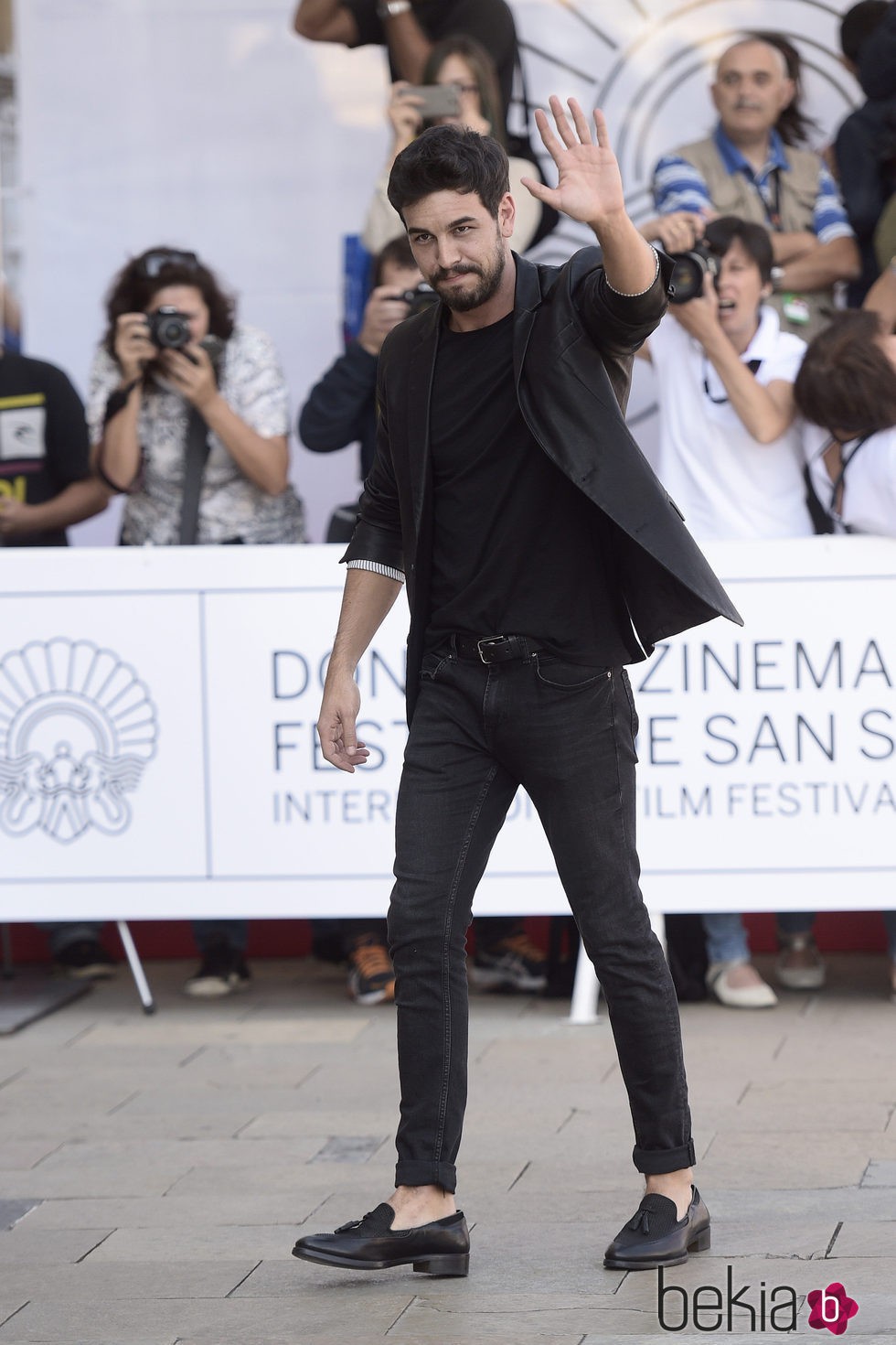 Mario Casas en el Festival de San Sebastián 2015