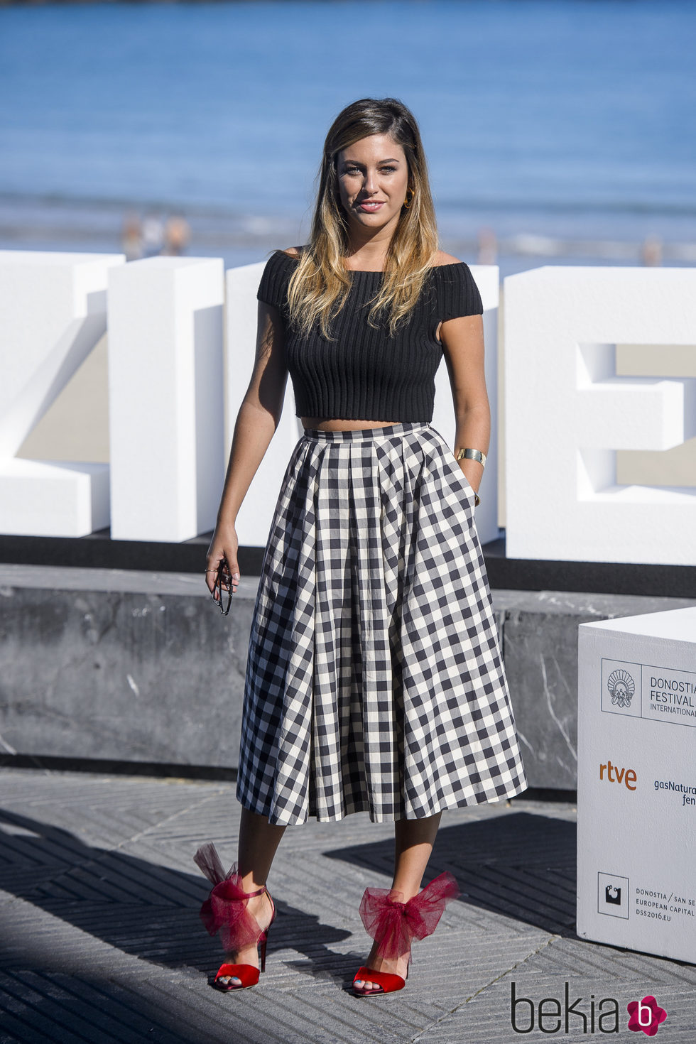 Blanca Suárez en la presentación de 'Mi gran noche' en el Festival de San Sebastián 2015