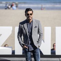 Mario Casas en la presentación de 'Mi gran noche' en el Festival de San Sebastián 2015