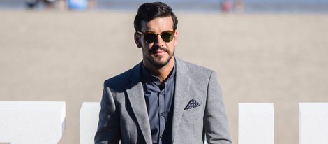 Mario Casas en la presentación de 'Mi gran noche' en el Festival de San Sebastián 2015