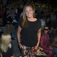 Melani Costa en el front row de Juanjo Oliva en Madrid Fashion Week primavera/verano 2015