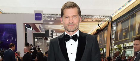 Nicolaj Coster en la alfombra roja de los premios Emmy 2015