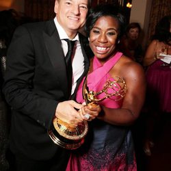 Uzo Aduba celebra su Emmy 2015 en la fiesta Netflix 