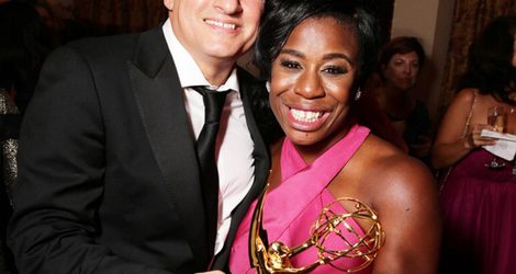 Uzo Aduba celebra su Emmy 2015 en la fiesta Netflix 