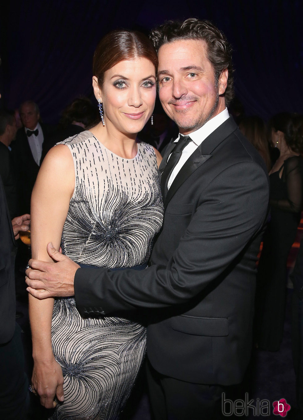 Kate Walsh y Chris Caso posando muy cariñosos