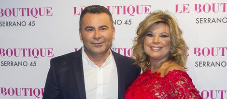 Terelu Campos con Jorge Javier Vázquez en su 50 cumpleaños