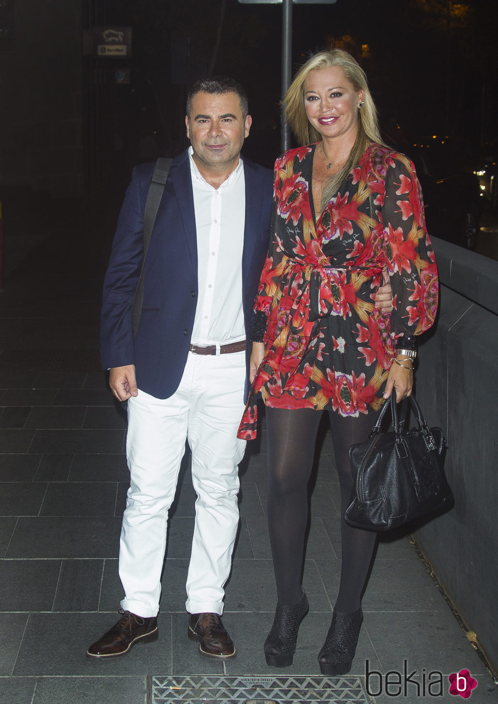 Jorge Javier Vázquez y Belén Esteban en la fiesta del 50 cumpleaños de Terelu Campos