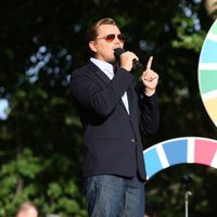 Leonardo DiCaprio en el Global Citizen Festival 2015