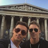 Tom Daley y Dustin Lance Black en el Museo Británico de Londres 