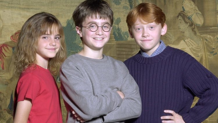 Los jóvenes protagonistas de la saga 'Harry Potter'