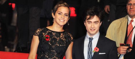 Emma Watson y Daniel Radcliffe en el estreno de 'Harry Potter y las Reliquias de la Muerte: Parte 1'