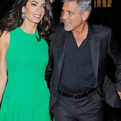 George Clooney y Amal Alamuddin en el New York Film Festival