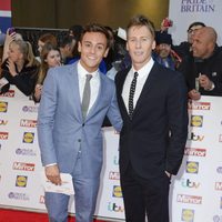 Tom Daley y Dustin Lance Black en los Pride of Britain Awards 2015