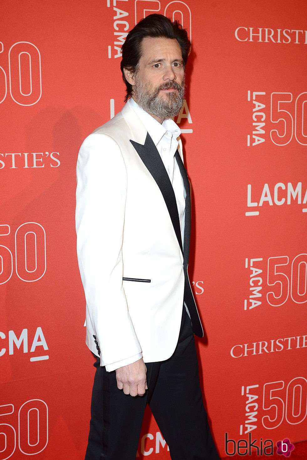 Jim Carrey en la gala de LACMA's