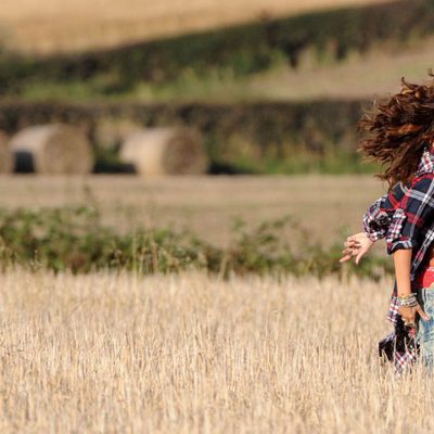 Rihanna en la grabación de su nuevo videoclip 'We found love'